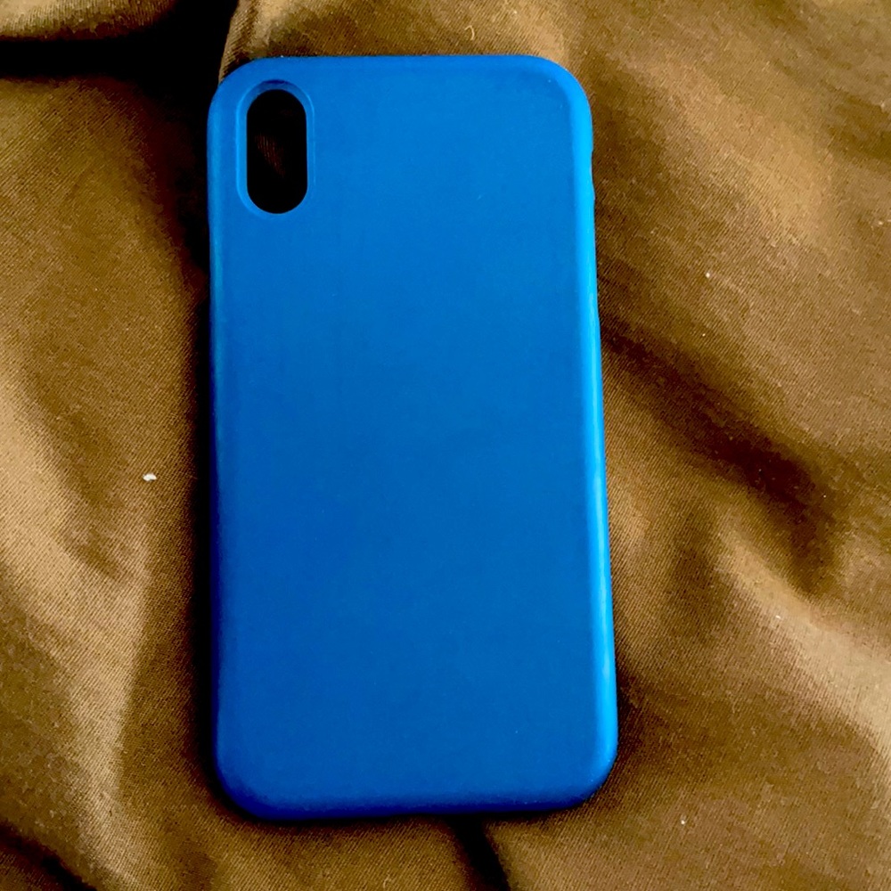 Royal blue iPhone XR case